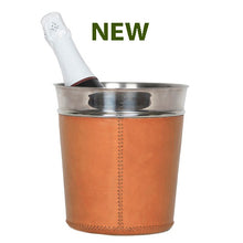 Load image into Gallery viewer, Leather Champagne Bucket