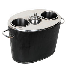 Load image into Gallery viewer, Leather Two Bottle Cooler