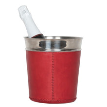 Load image into Gallery viewer, Leather Champagne Bucket