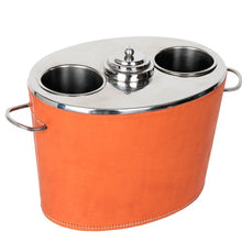 Load image into Gallery viewer, Leather Two Bottle Cooler