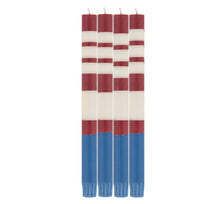 Load image into Gallery viewer, Striped Dinner Candles | Pack of 4