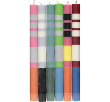 Load image into Gallery viewer, Striped Dinner Candles - Mixed | Set of 6