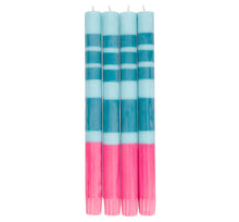 Load image into Gallery viewer, Striped Dinner Candles | Pack of 4