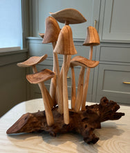 Load image into Gallery viewer, Wooden Mushroom Sculptures