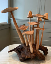 Load image into Gallery viewer, Wooden Mushroom Sculptures