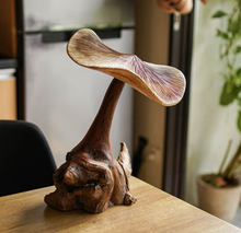 Load image into Gallery viewer, Wooden Mushroom Sculptures