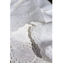 Load image into Gallery viewer, Embroidered White Table Linen