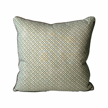Load image into Gallery viewer, Augustine Fern Pillow with Nutmeg Cord