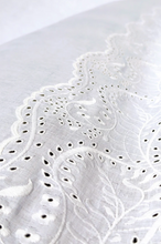 Load image into Gallery viewer, Embroidered White Table Linen