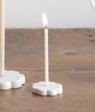 Load image into Gallery viewer, Ceramic Fleur Wishing Candleholders