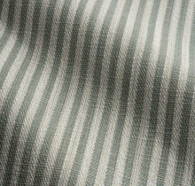 Load image into Gallery viewer, Tatton Stripe Pillow with Oyster Trim