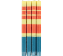 Load image into Gallery viewer, Striped Dinner Candles | Pack of 4