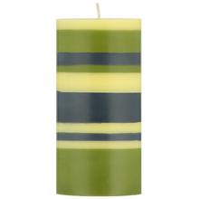 Load image into Gallery viewer, Striped Pillar Candle