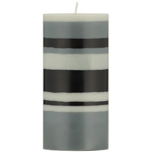 Load image into Gallery viewer, Striped Pillar Candle