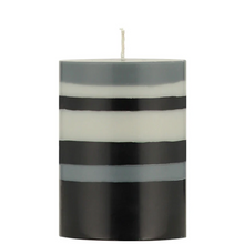 Load image into Gallery viewer, Striped Pillar Candle