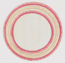 Load image into Gallery viewer, Ruffle Edge Straw Placemat | Set of Four