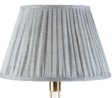 Load image into Gallery viewer, Lampshade in Blue Moire