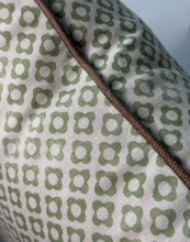 Load image into Gallery viewer, Augustine Fern Pillow with Nutmeg Cord