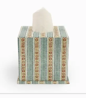 Load image into Gallery viewer, Block Printed Tissue Box
