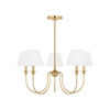 Elsay Medium Chandelier - satin brass