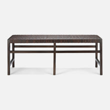 Load image into Gallery viewer, Woven Leather Bench