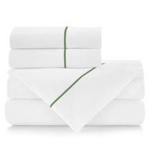 Load image into Gallery viewer, Boutique Embroidered Percale Sheet Set