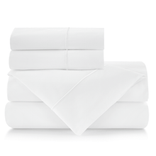 Load image into Gallery viewer, Boutique Embroidered Percale Sheet Set