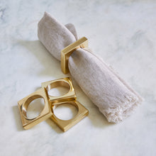 Load image into Gallery viewer, Modernist Brass Napkin Ring